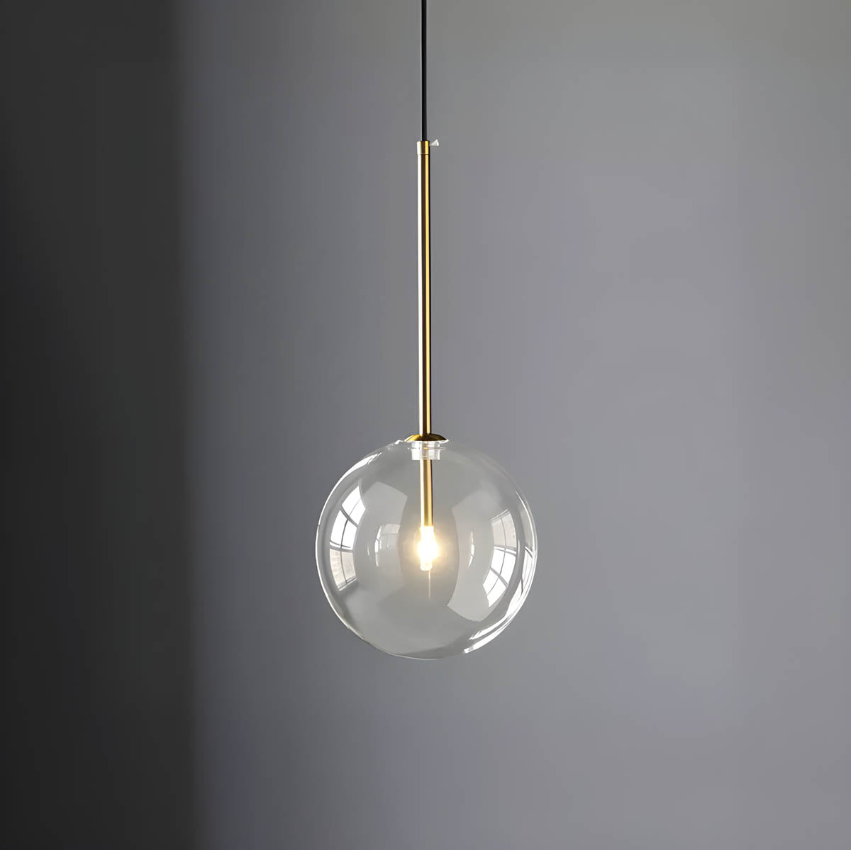 Cedar Drop Glass Globe Pendant Light — gallery image 9