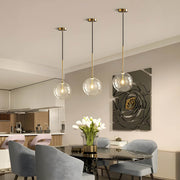 Cedar Drop Glass Globe Pendant Light — gallery image 11