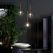 Cedar Drop Glass Globe Pendant Light — gallery image 10
