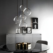 Cedar Drop Glass Globe Pendant Light — gallery image 2