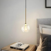Cedar Drop Glass Globe Pendant Light — gallery image 6