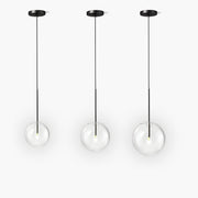 Cedar Drop Glass Globe Pendant Light — gallery image 1