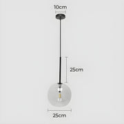 Cedar Drop Glass Globe Pendant Light — gallery image 17