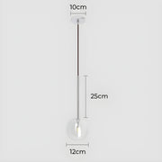 Cedar Drop Glass Globe Pendant Light — gallery image 18
