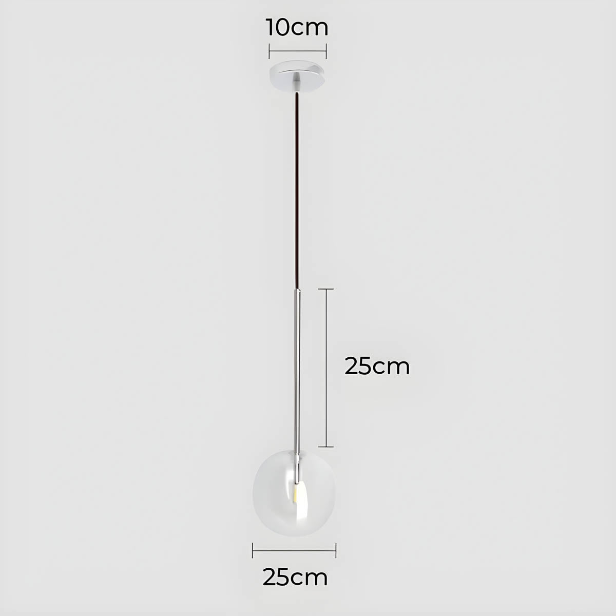 Cedar Drop Glass Globe Pendant Light — gallery image 21