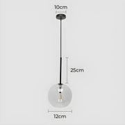 Cedar Drop Glass Globe Pendant Light — gallery image 14