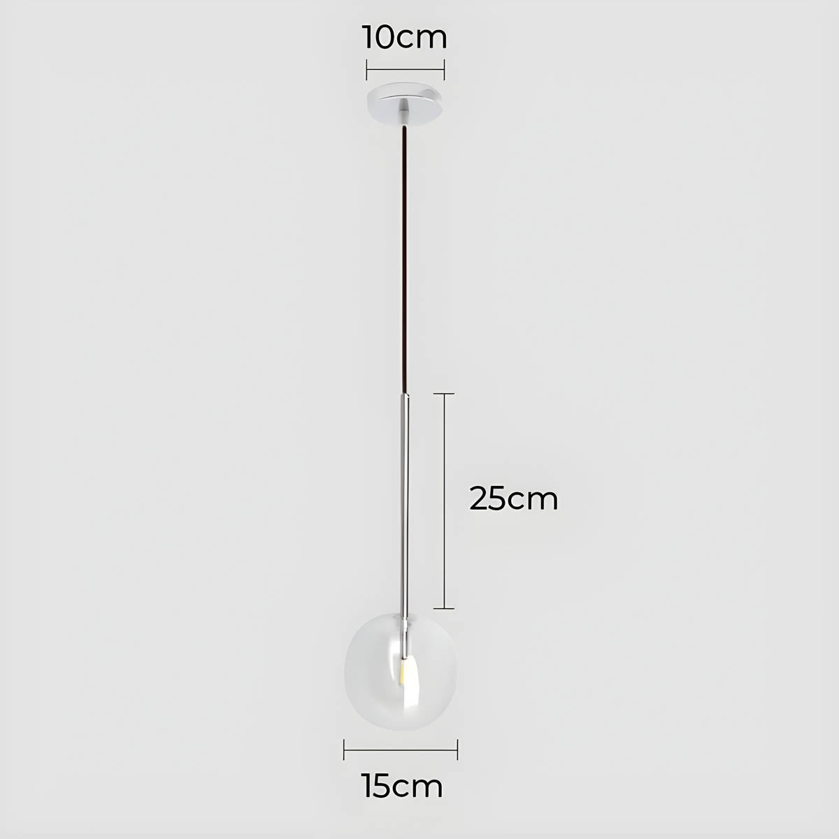 Cedar Drop Glass Globe Pendant Light — gallery image 19