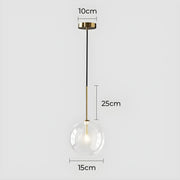 Cedar Drop Glass Globe Pendant Light — gallery image 23