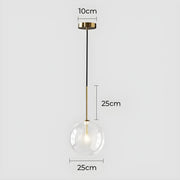 Cedar Drop Glass Globe Pendant Light — gallery image 25