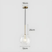 Cedar Drop Glass Globe Pendant Light — gallery image 22