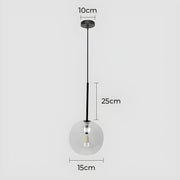 Cedar Drop Glass Globe Pendant Light — gallery image 15