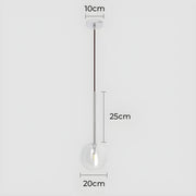 Cedar Drop Glass Globe Pendant Light — gallery image 20