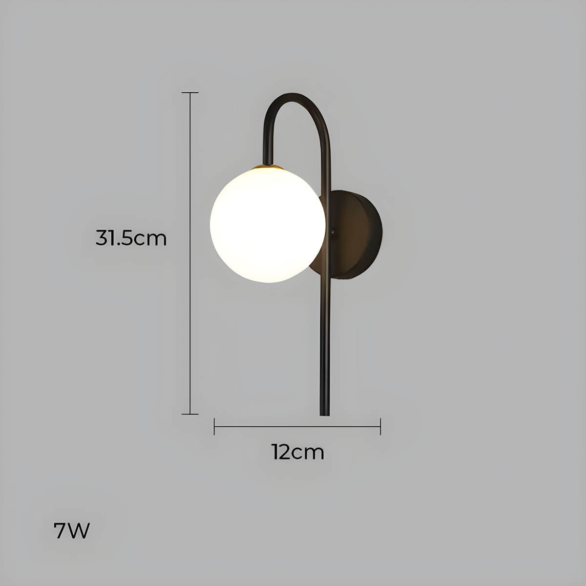 Reed Cove Glass Wall Sconce — gallery image 6