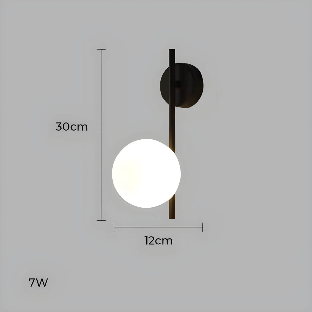 Brier Cove Glass Wall Sconce — gallery image 8