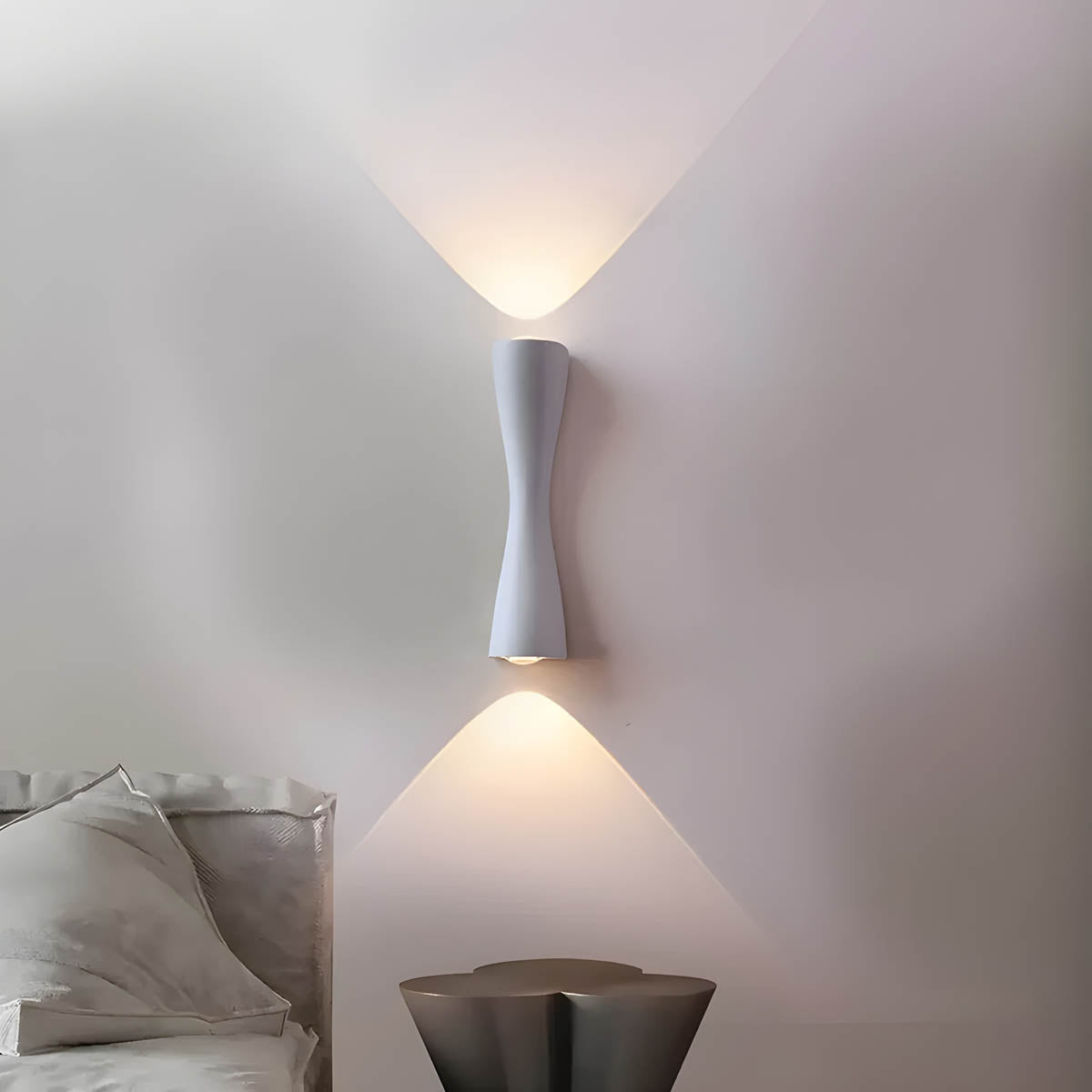 Kestrel Hour Hourglass Aluminum Wall Sconce — gallery image 5