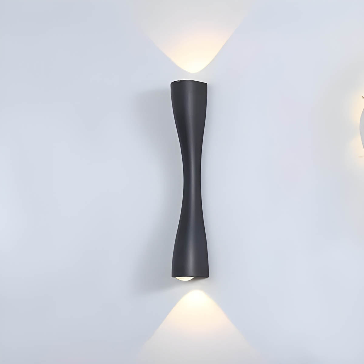 Kestrel Hour Hourglass Aluminum Wall Sconce — gallery image 3