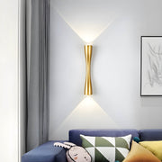 Kestrel Hour Hourglass Aluminum Wall Sconce — gallery image 4