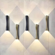 Kestrel Hour Hourglass Aluminum Wall Sconce — gallery image 8