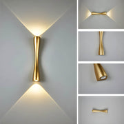 Kestrel Hour Hourglass Aluminum Wall Sconce — gallery image 6