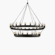 Lindenwood Cove Iron Chandelier — gallery image 1
