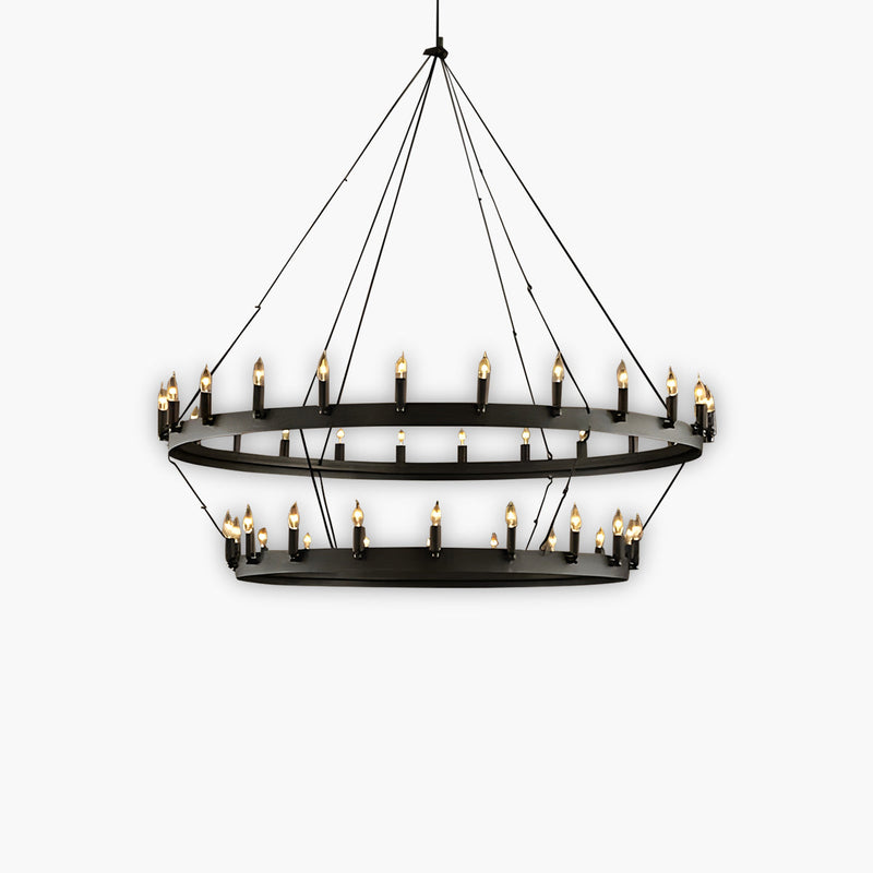 Lindenwood Cove Iron Chandelier — gallery image 1