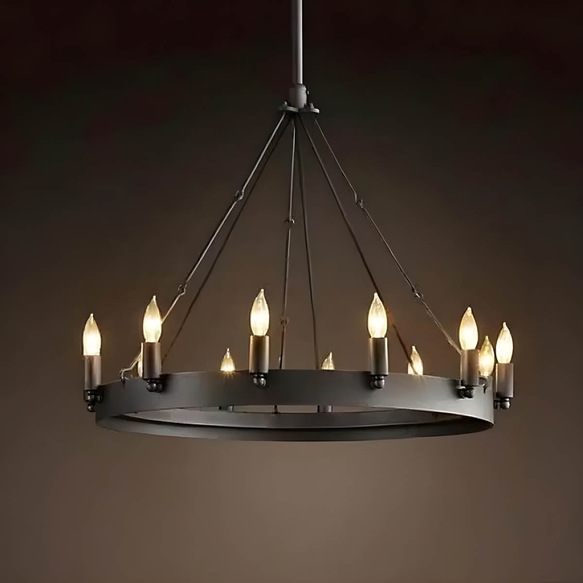 Lindenwood Cove Iron Chandelier — gallery image 4
