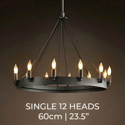 Lindenwood Cove Iron Chandelier — gallery image 15