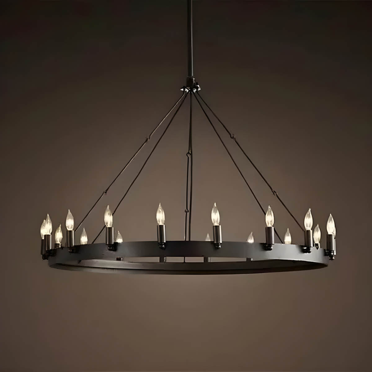 Lindenwood Cove Iron Chandelier — gallery image 5