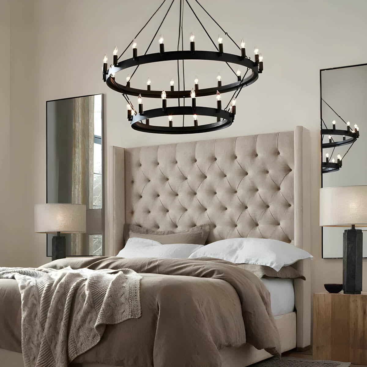 Lindenwood Cove Iron Chandelier — gallery image 13