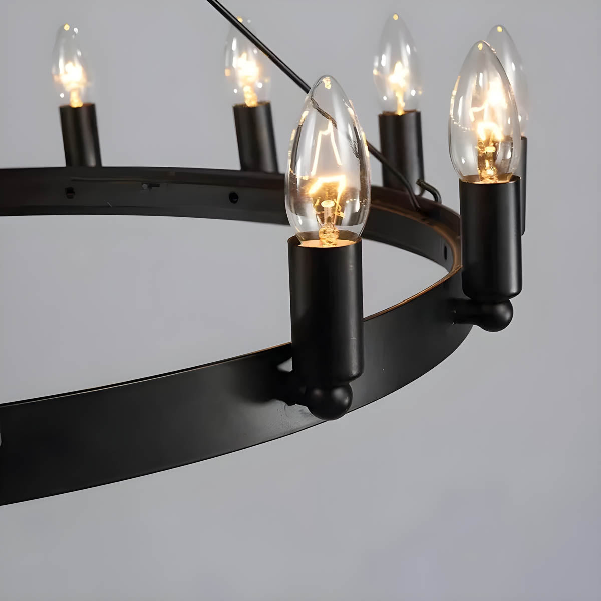 Lindenwood Cove Iron Chandelier — gallery image 6