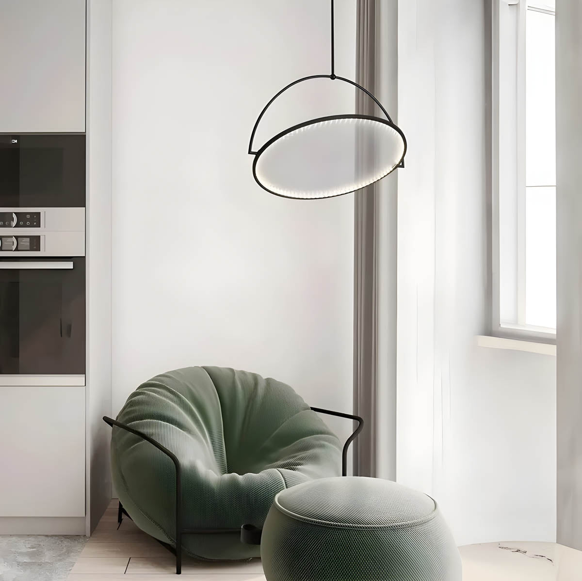 Thistle Cove Iron Pendant Light — gallery image 5