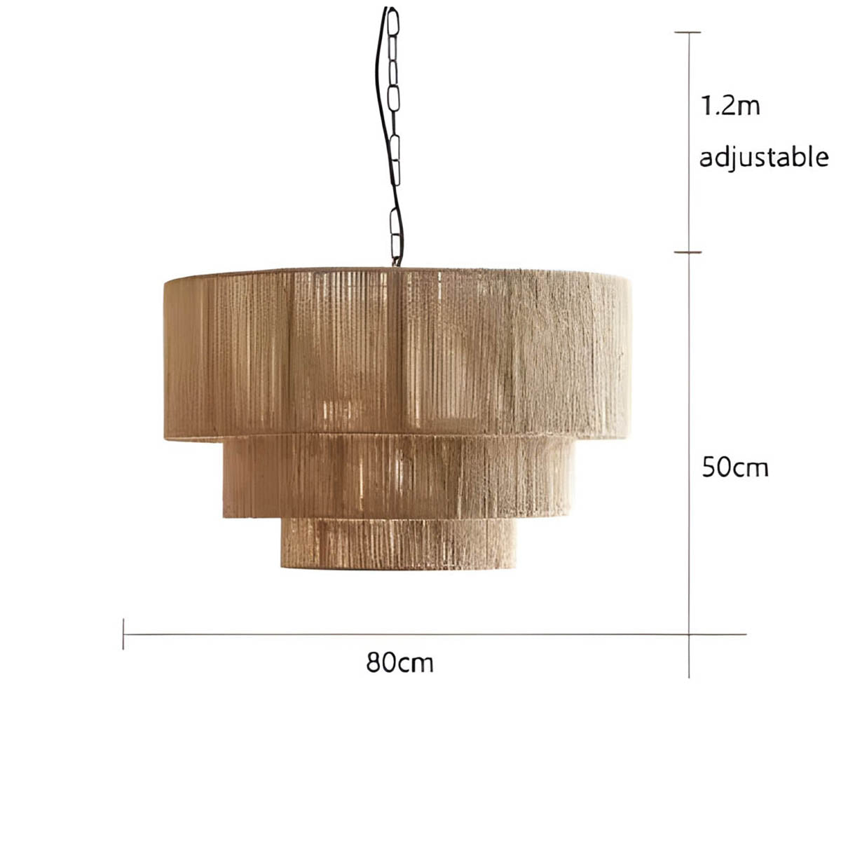 Briarwood Cove Rope Chandelier — gallery image 7