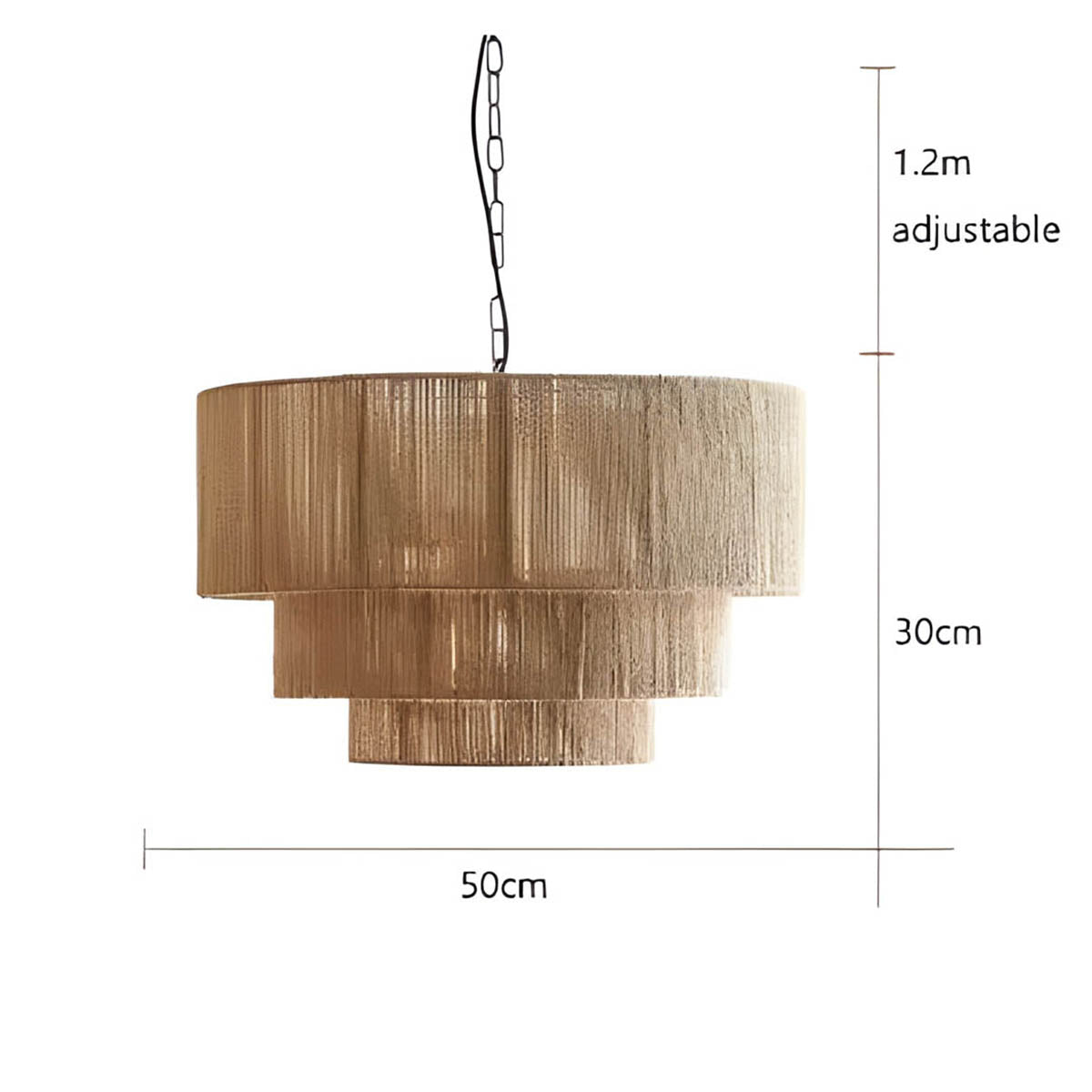Briarwood Cove Rope Chandelier — gallery image 5