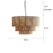 Briarwood Cove Rope Chandelier — gallery image 6