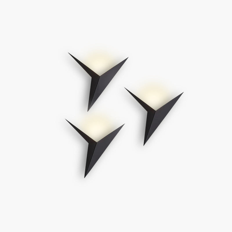 Alder Wing Iron Wall Sconce — gallery image 1