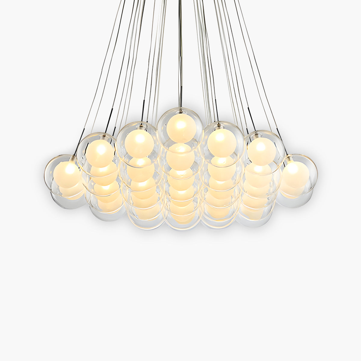 Oakley Cove Glass Chandelier — gallery image 1