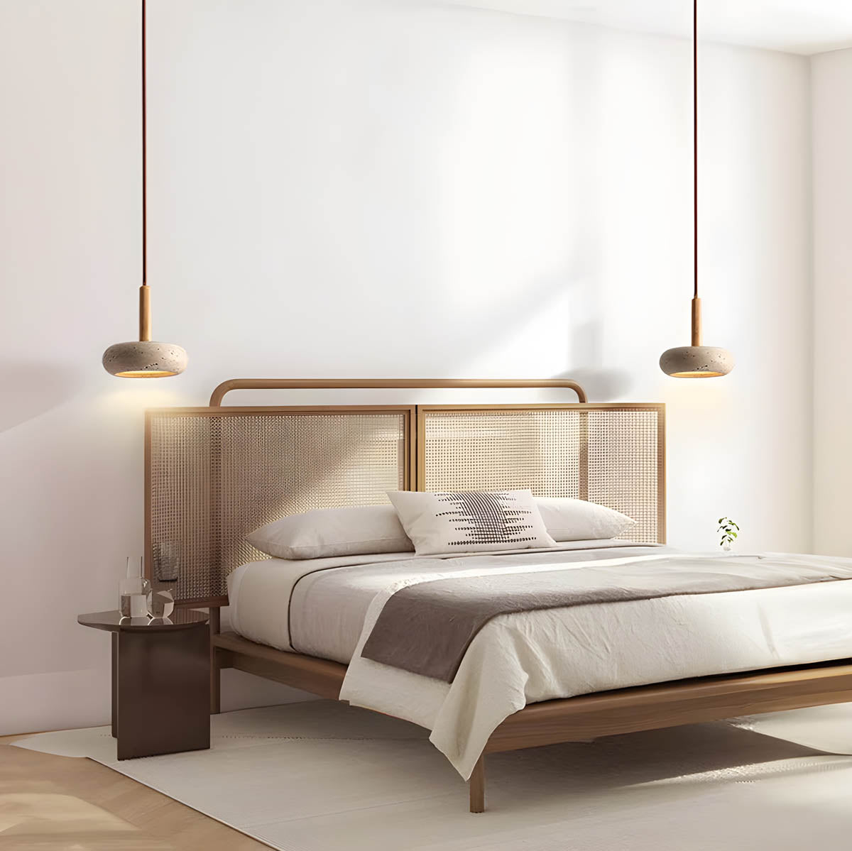 Waverley Cove Travertine Pendant Light — gallery image 5