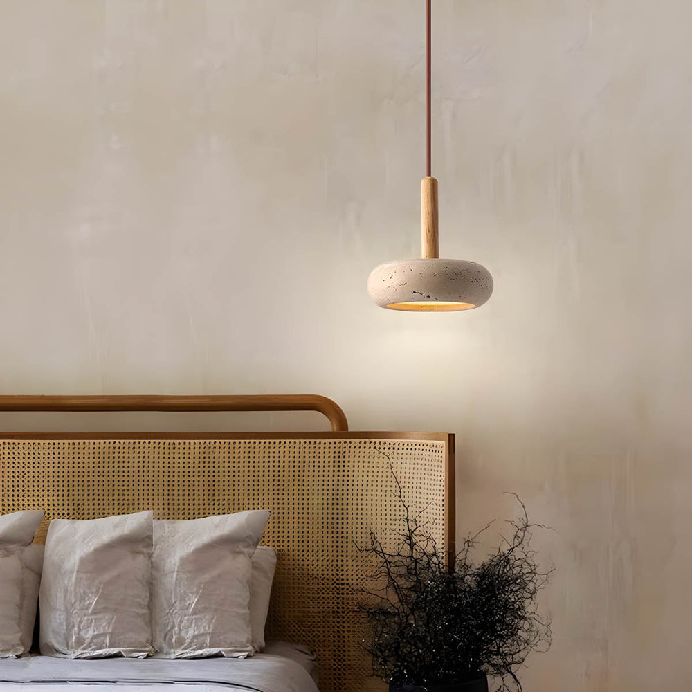 Waverley Cove Travertine Pendant Light — gallery image 4