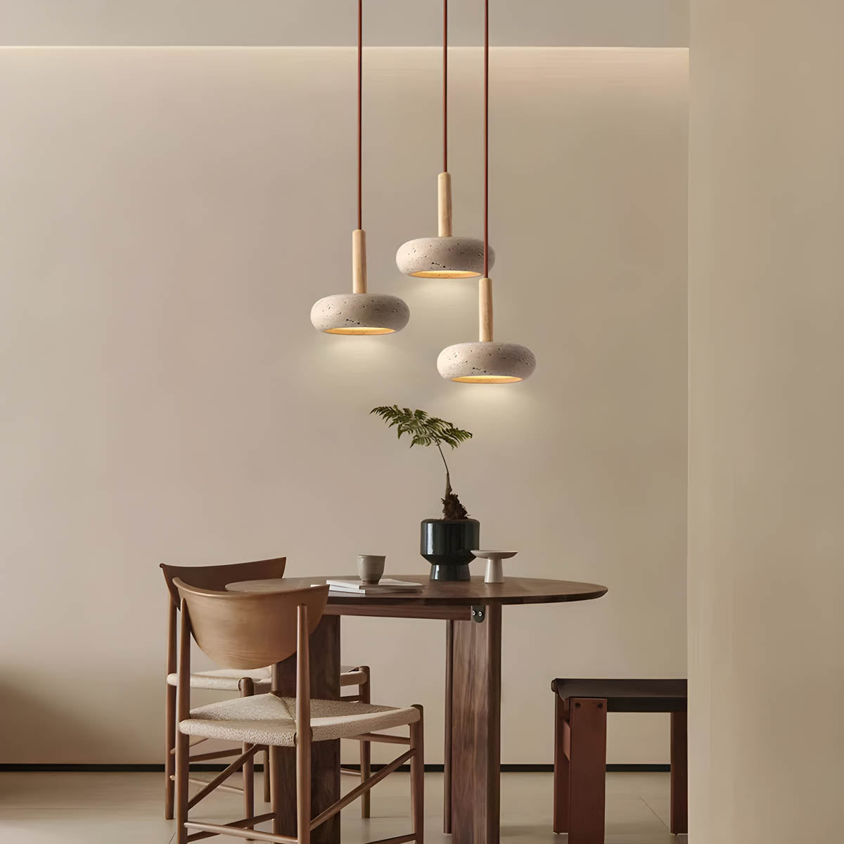 Waverley Cove Travertine Pendant Light — gallery image 11