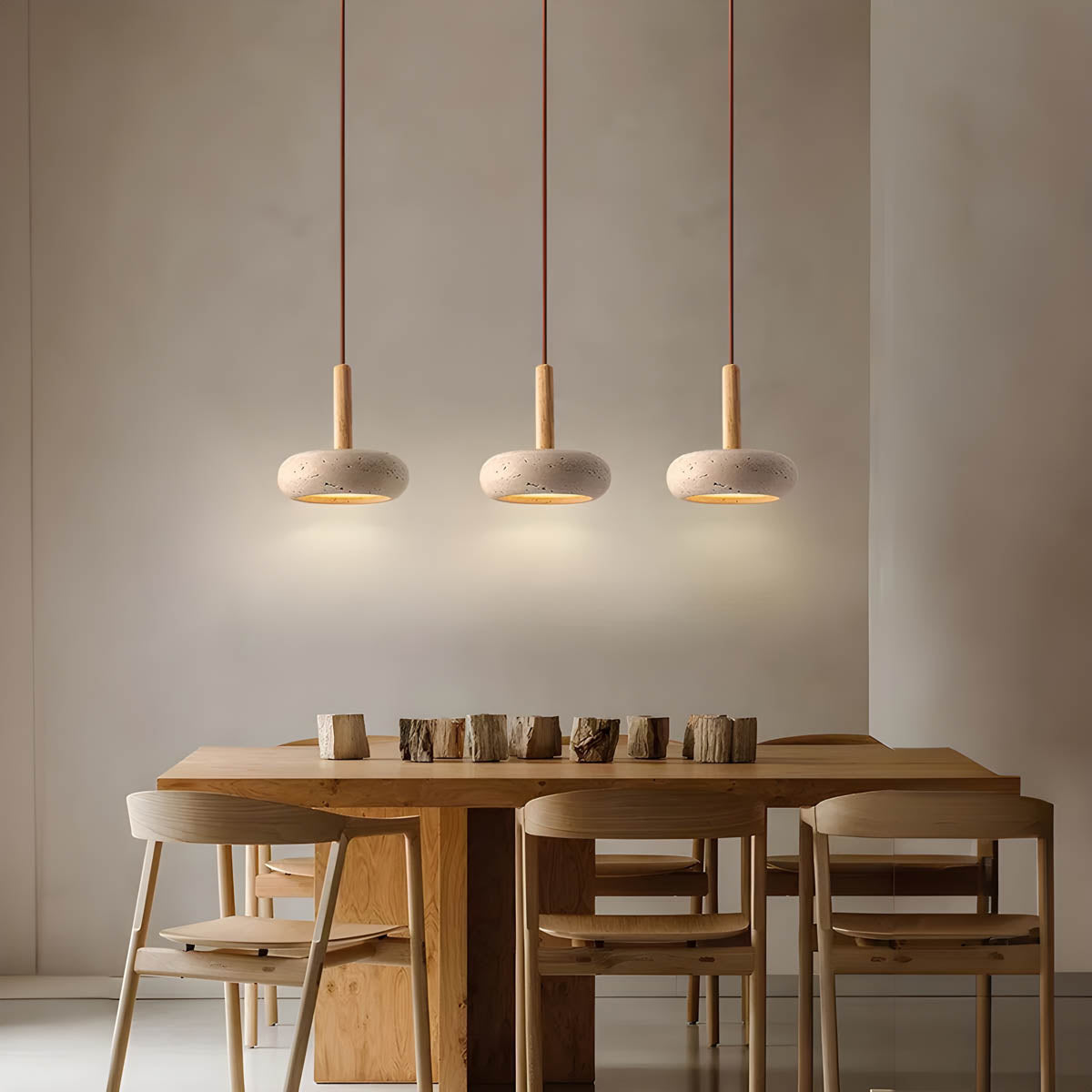 Waverley Cove Travertine Pendant Light — gallery image 3