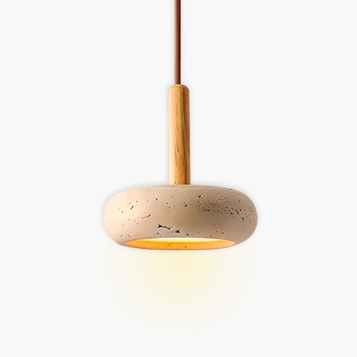 Waverley Cove Travertine Pendant Light — gallery image 1