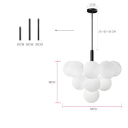 Asterwood Cove Glass Chandelier — gallery image 8