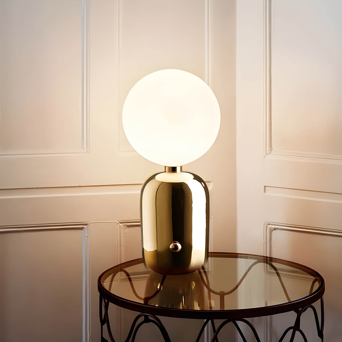 Bayberry Cove Glass Table Lamp — gallery image 12