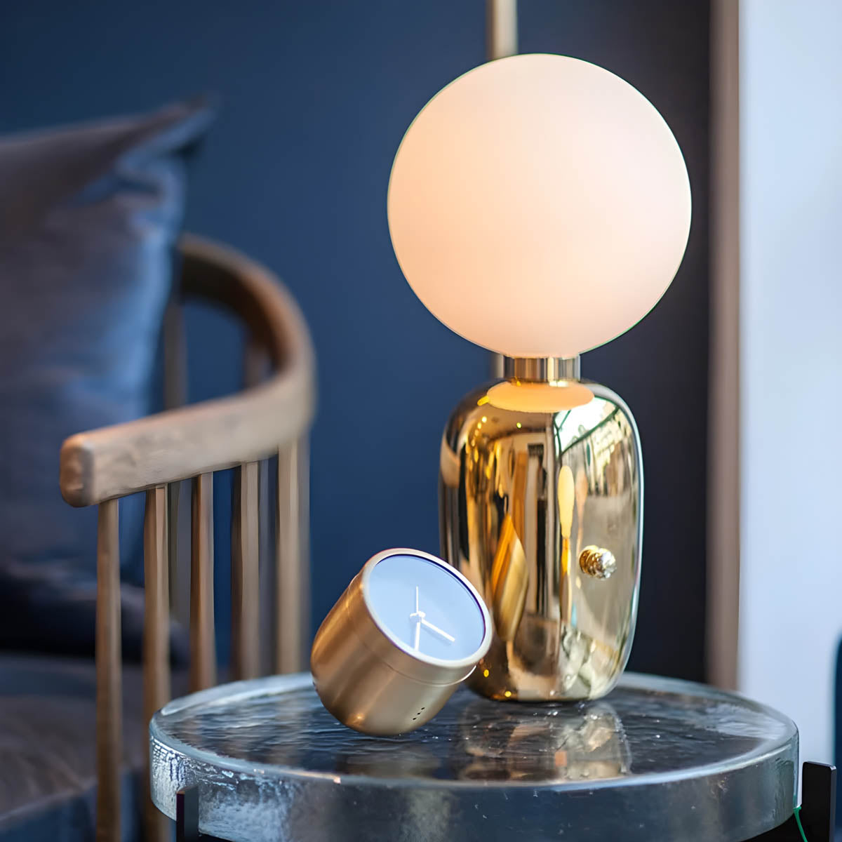 Bayberry Cove Glass Table Lamp — gallery image 13
