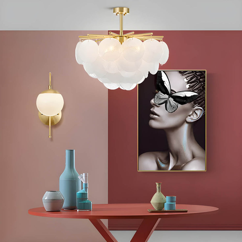 Laurelwood Cove Glass Chandelier — gallery image 4