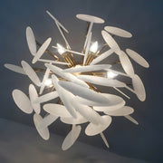 Laurelwood Cove Glass Chandelier — gallery image 11