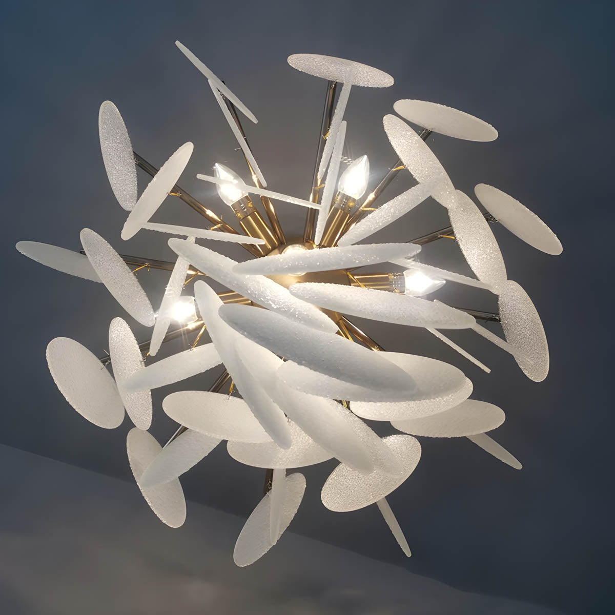 Laurelwood Cove Glass Chandelier — gallery image 11