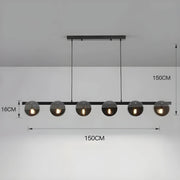 Riverton Cove Glass Chandelier — gallery image 15