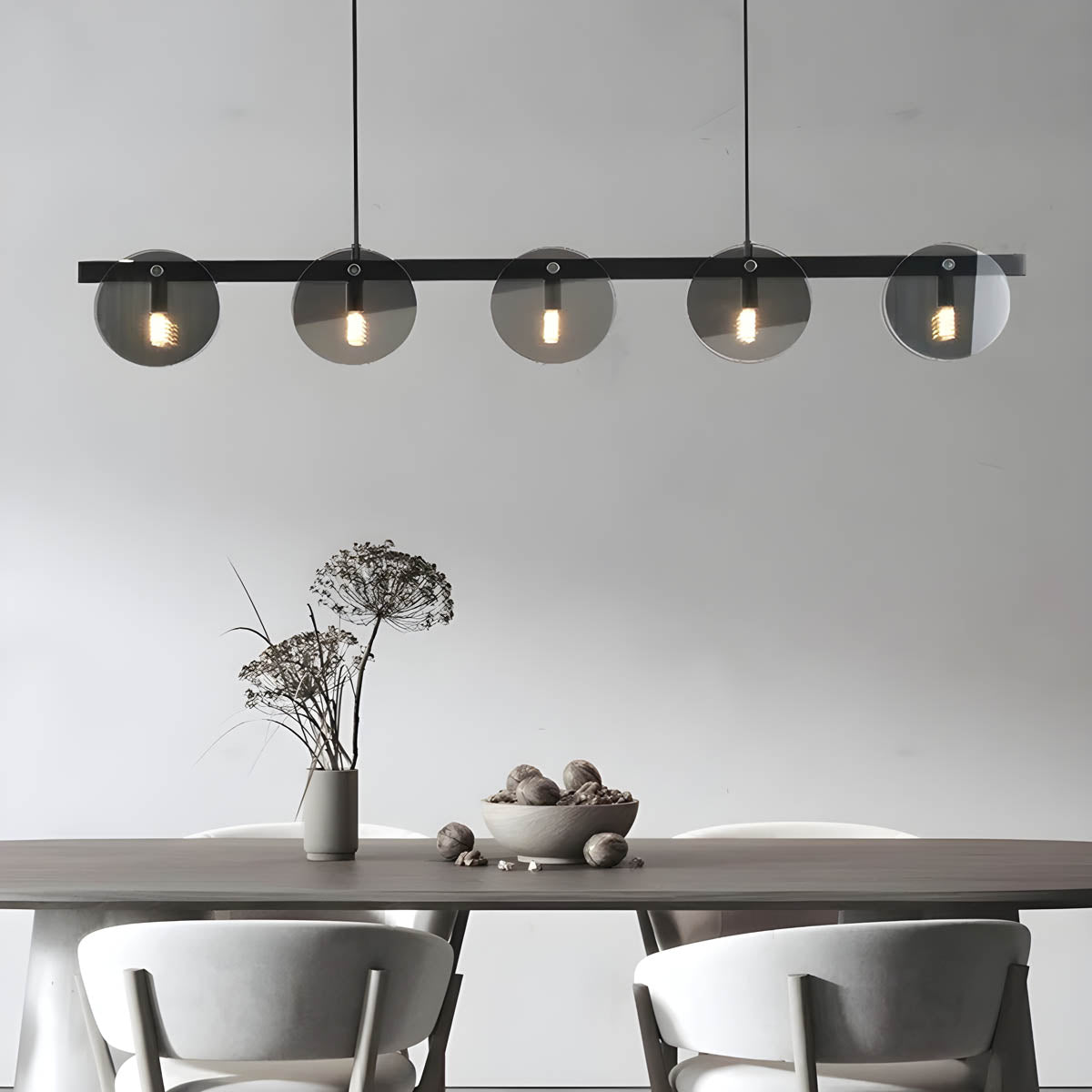 Riverton Cove Glass Chandelier — gallery image 5