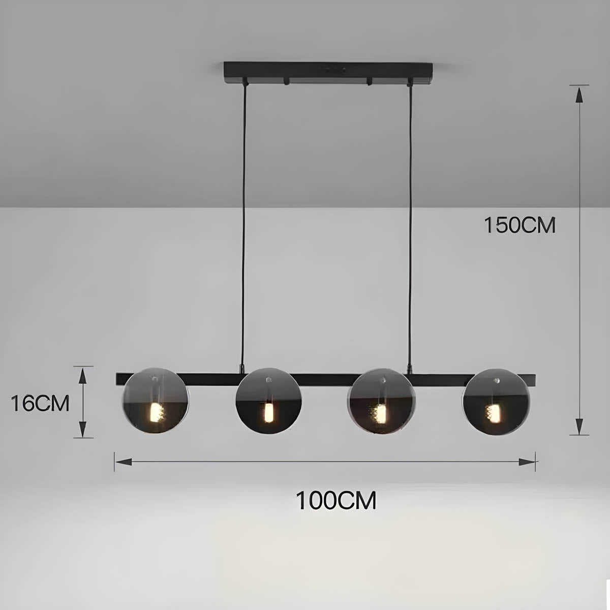 Riverton Cove Glass Chandelier — gallery image 17